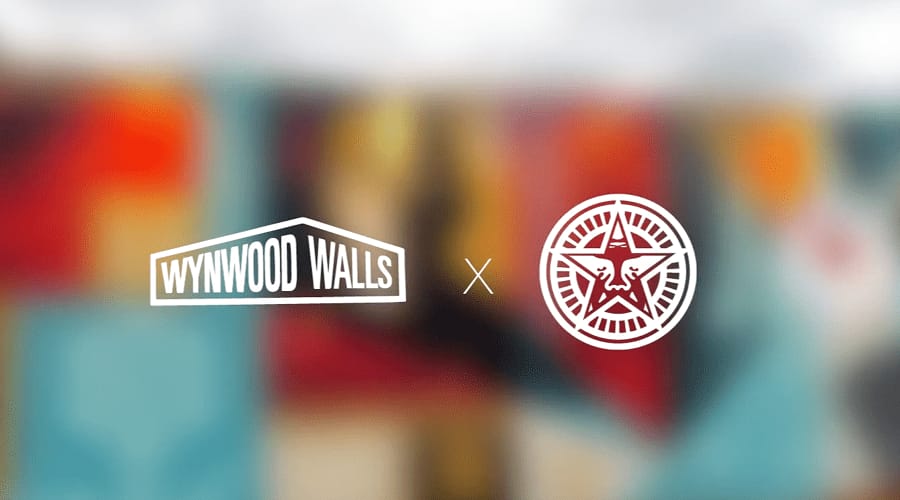Shepard Fairey's AR mural at Wynwood Walls