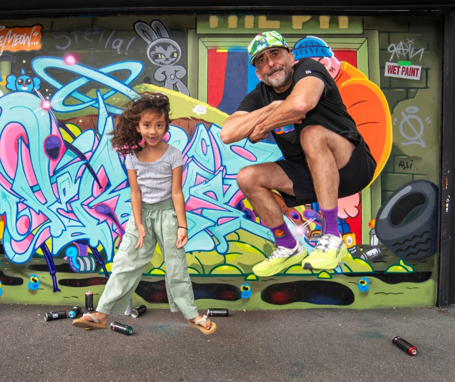 Persue's Art Week 2025 mural at Wynwood Walls