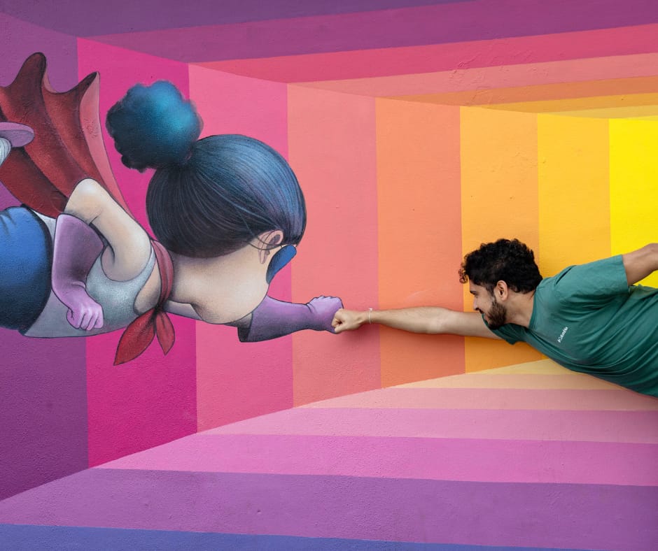 Seth's Art Week 2025 mural at Wynwood Walls