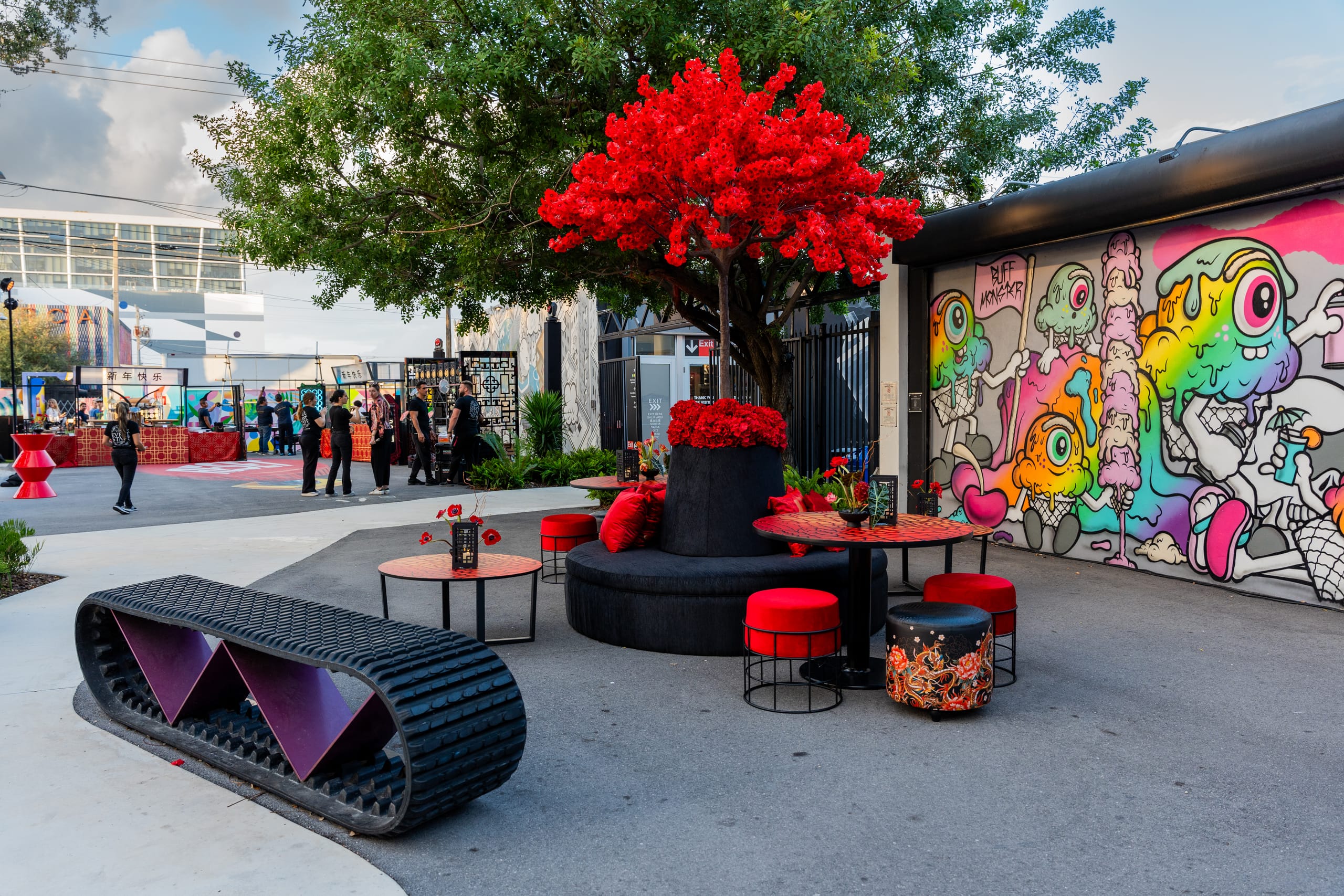 An event at Wynwood Walls