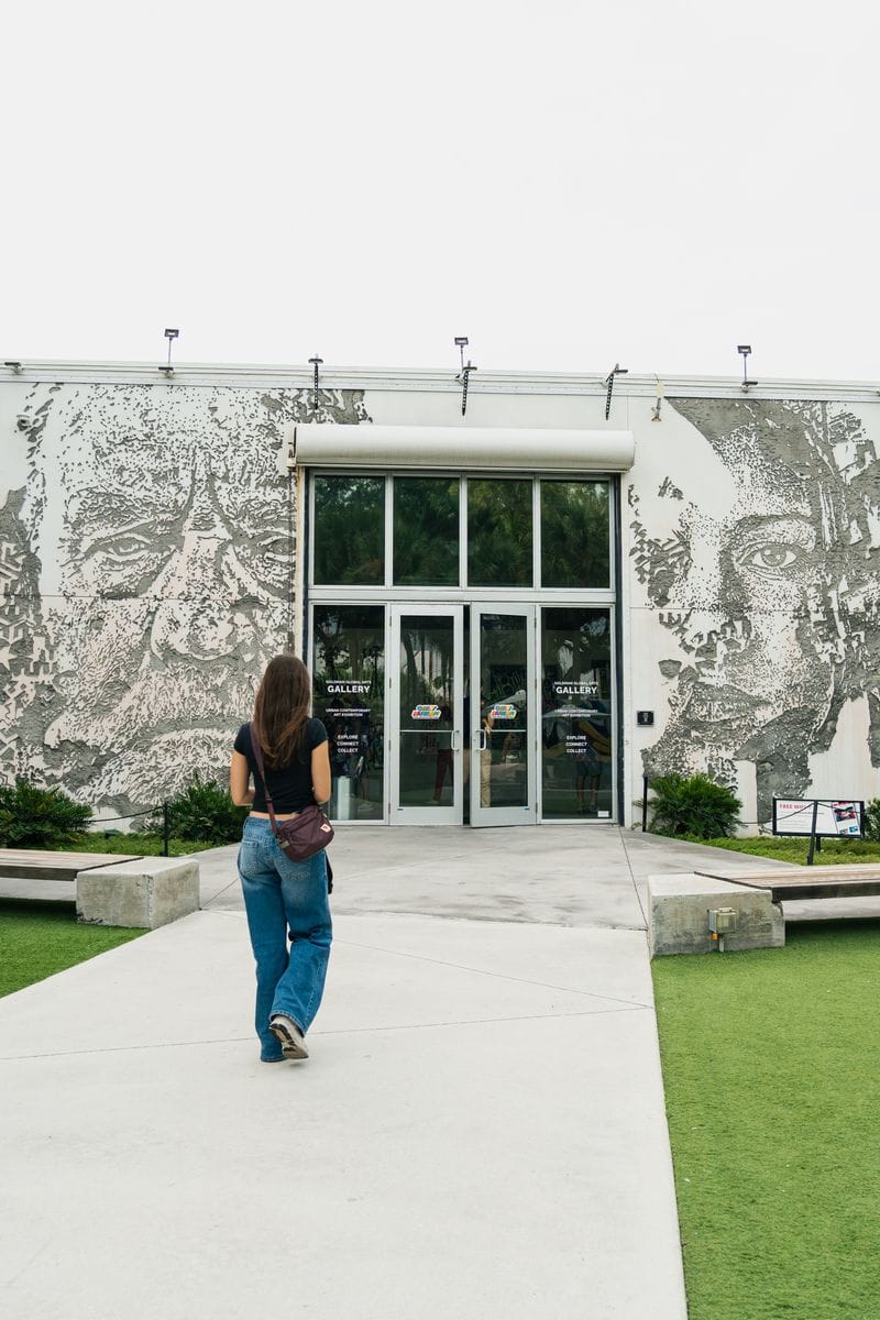 Inside Goldman Global Arts Gallery at Wynwood Walls