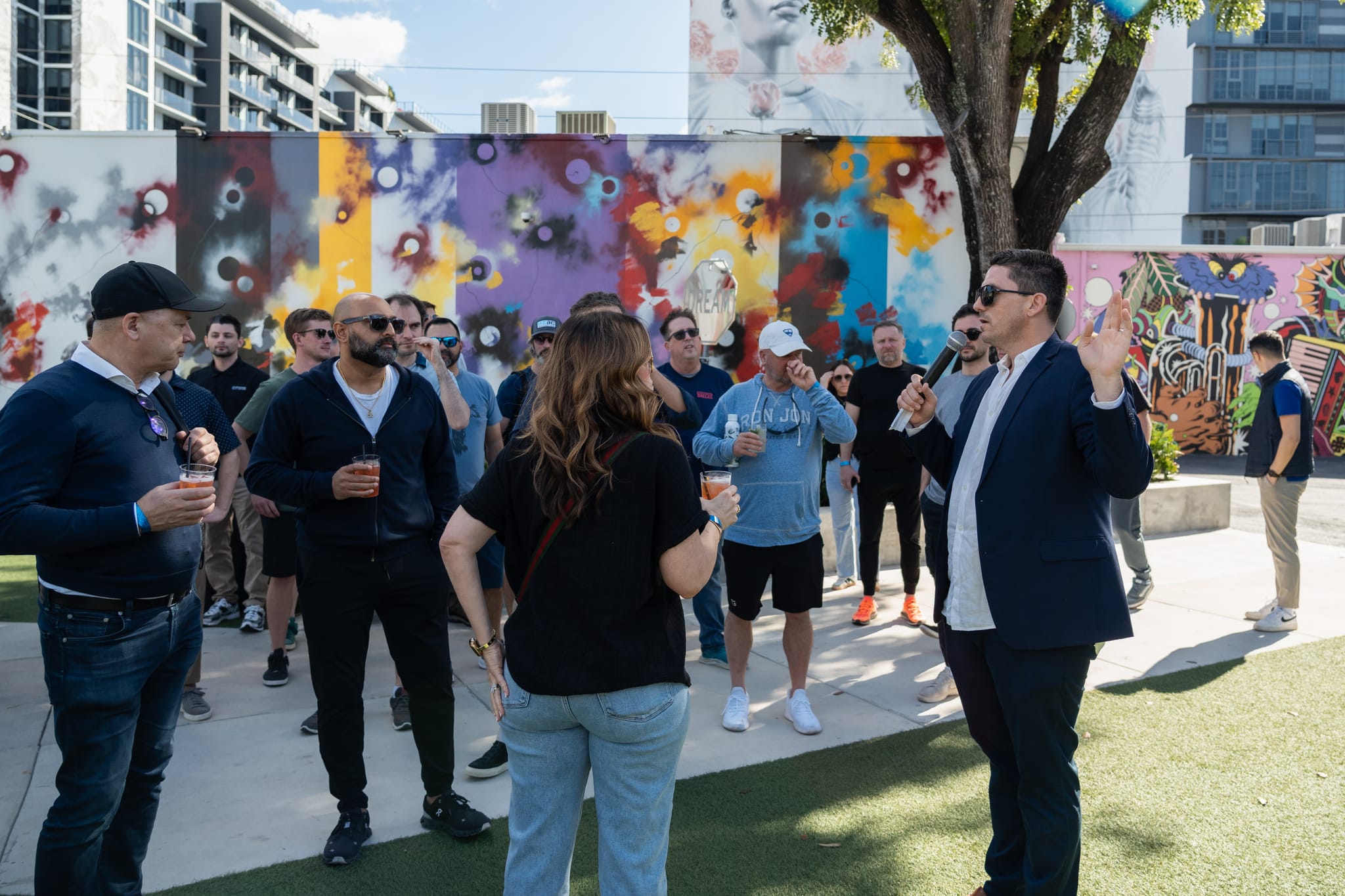 A group experience at Wynwood Walls