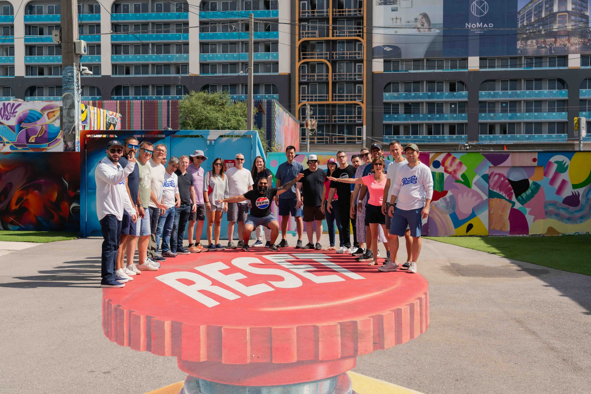 A group experience at Wynwood Walls