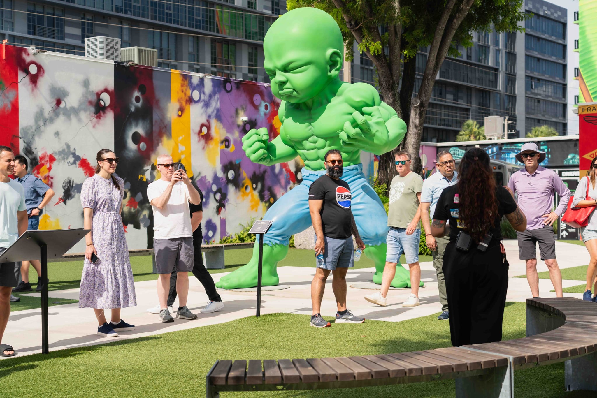A group experience at Wynwood Walls