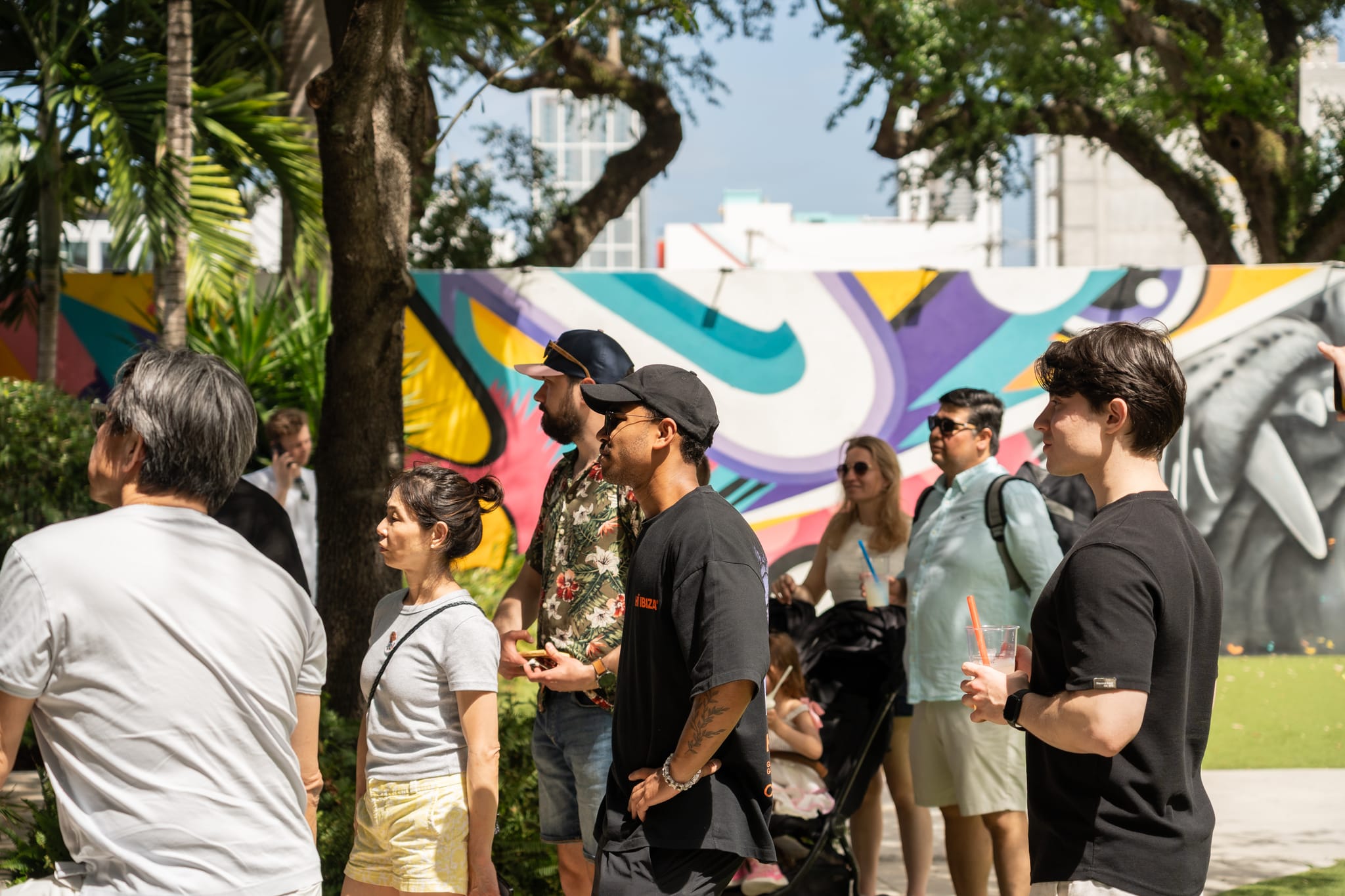 A group experience at Wynwood Walls